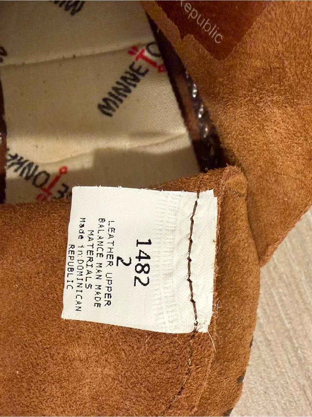 Minnetonka Kids Chestnut Suede Fringe Moccasins